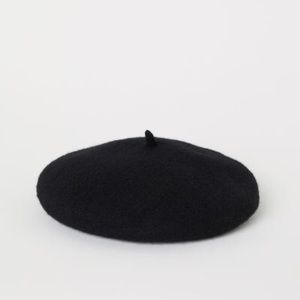 Black French Beret H&M